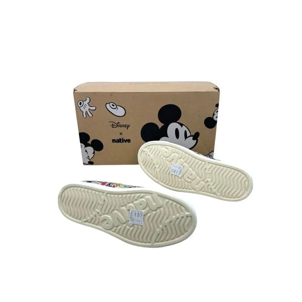 Native Kids X Disney Tropical Mickey Print Kids J4 Jefferson Slip On Shoe